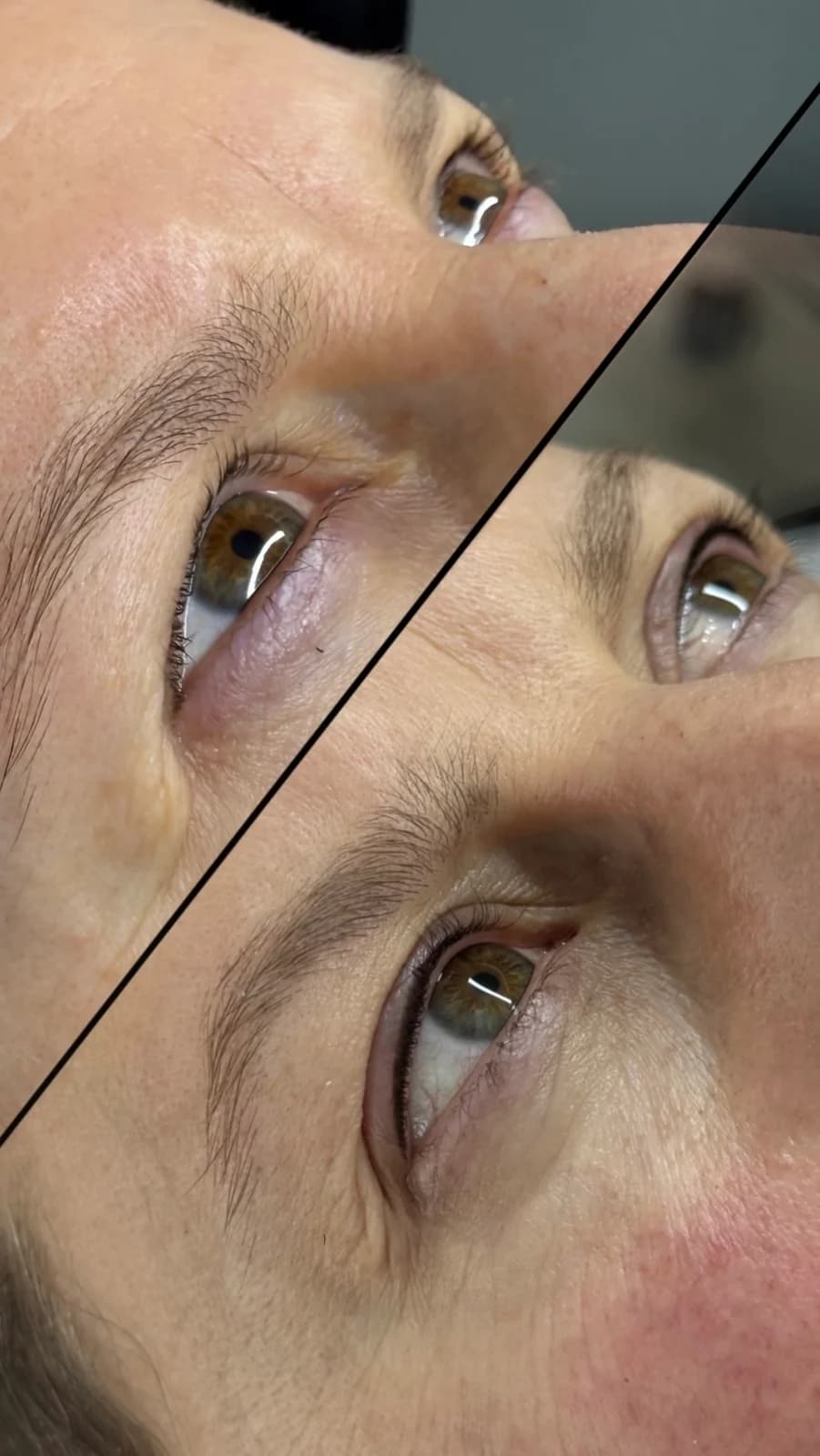 Permanent Brows vorher und nachher — Permanent Make-up im Beauty Room by Mariia, Villingen-Schwenningen